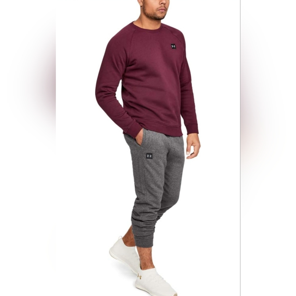 Under Armour Men's NWT Gray UA Rival Fleece Jogger Pants Size 5XL